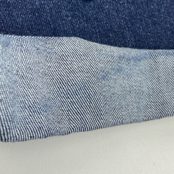 PATAGONIA Cuffed Hem Denim Shorts Sz 26 Blue - Picture 8 of 10